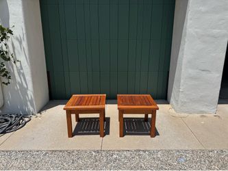 Teak Outdoor Side Tables