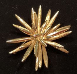 Boucher Starburst Brooch Statement Piece