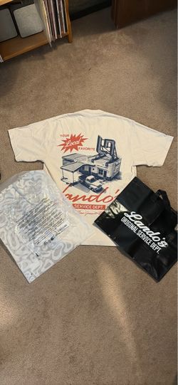 F1 Lando Norris service dept Austin TX pop up exclusive shirt