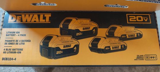 DeWalt batteries