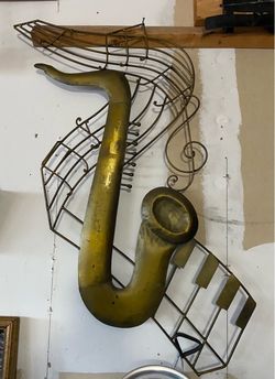 Metal Saxophone and Metal guitar Music Wall decorations