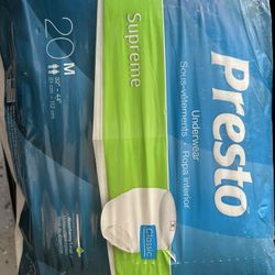 Presto adult diapers, medium 