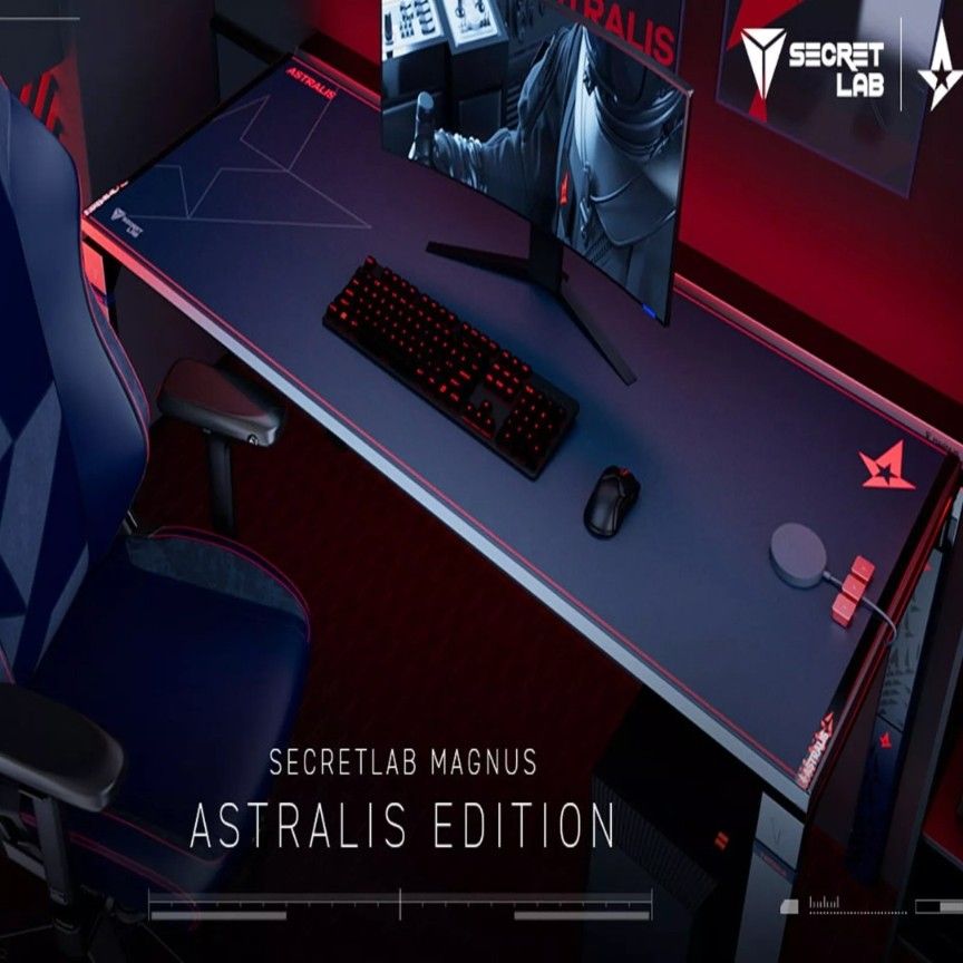 Secretlab MAGNUS Metal Desk ASTRALIS edition w/ Magnetic Ecosystem