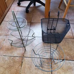 3  Durable Fruit, Vegetables  and Storage Baskets.