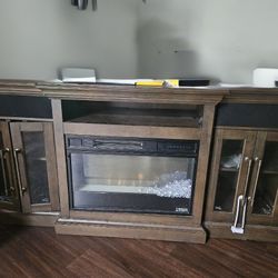 Wood Entertainment Console