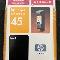 HP 45 Black Inkjet Printer Cartridge