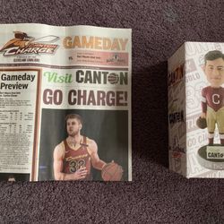 Jim Thorpe Bobblehead and Gameday Newspaper