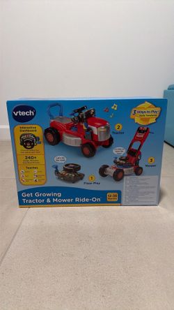 Tractor & Moe Ride-On Toy