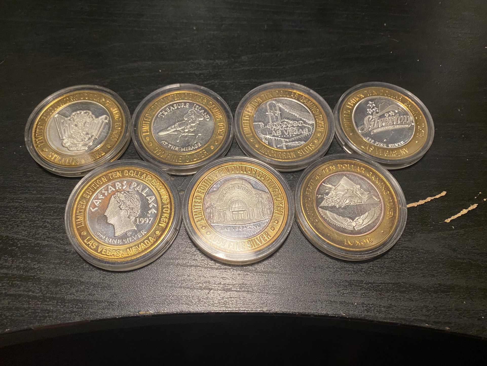 1996 Limited Edition Ten Dollar Gaming Tokens
