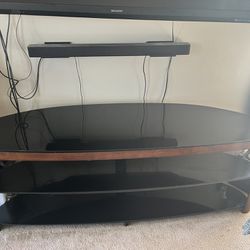 large flat screen tv stand and entertainment stand