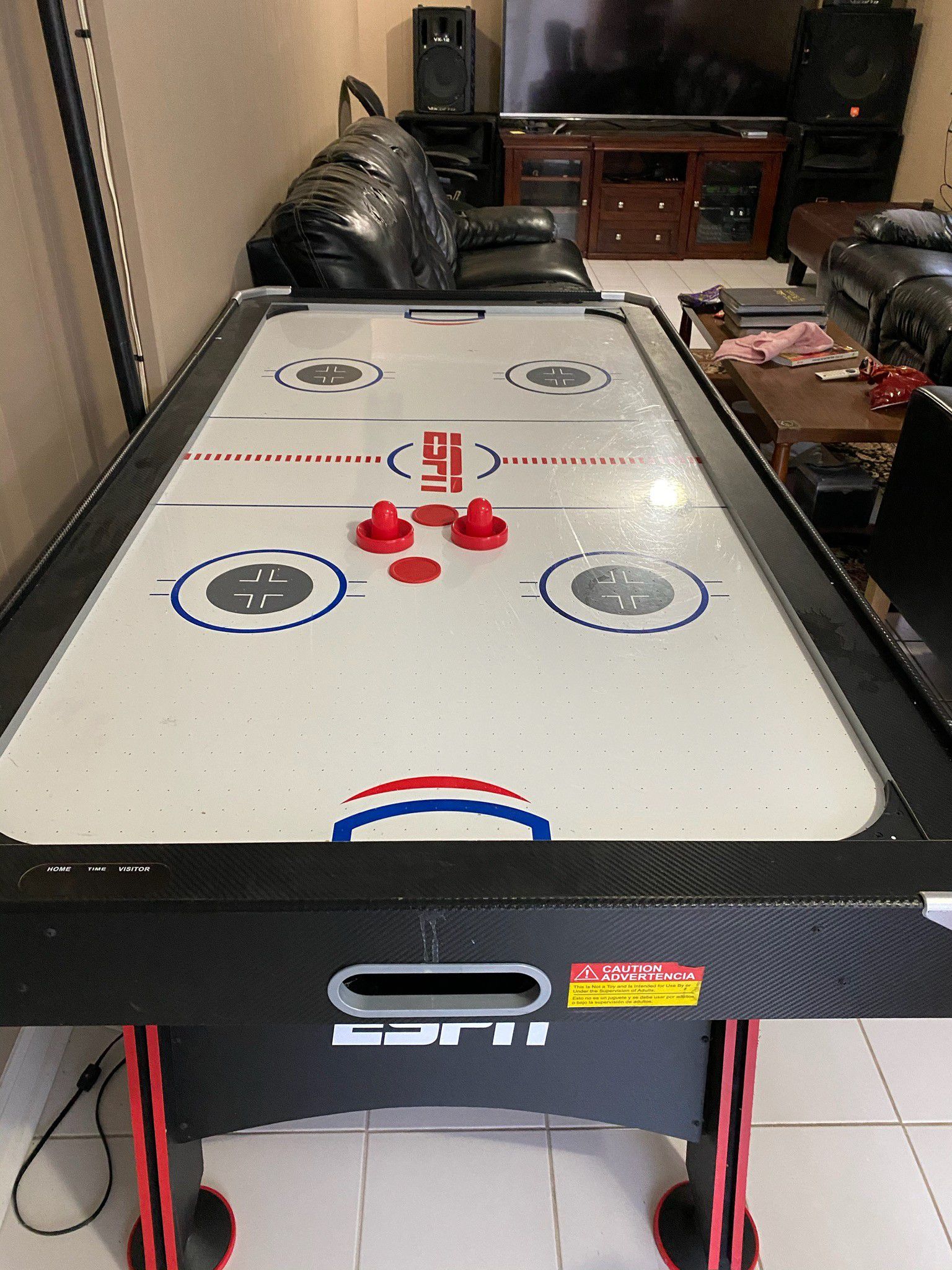 classic sport ESPN air hockey table