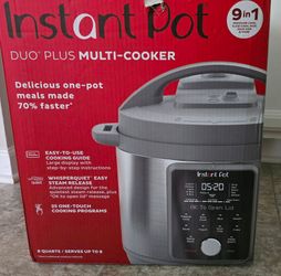 Instant pot 8 Qt Duo plus