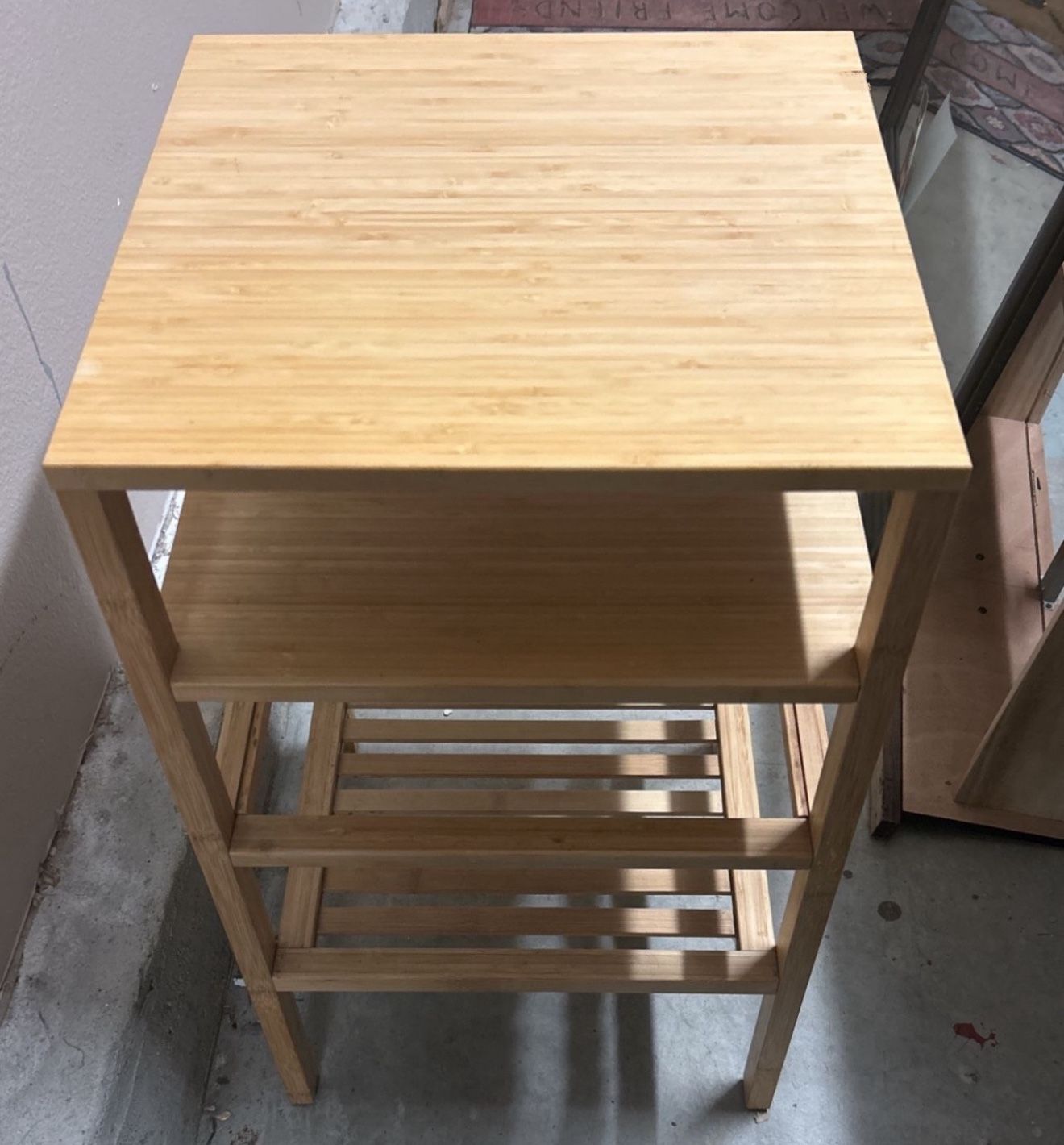 Bamboo End Table