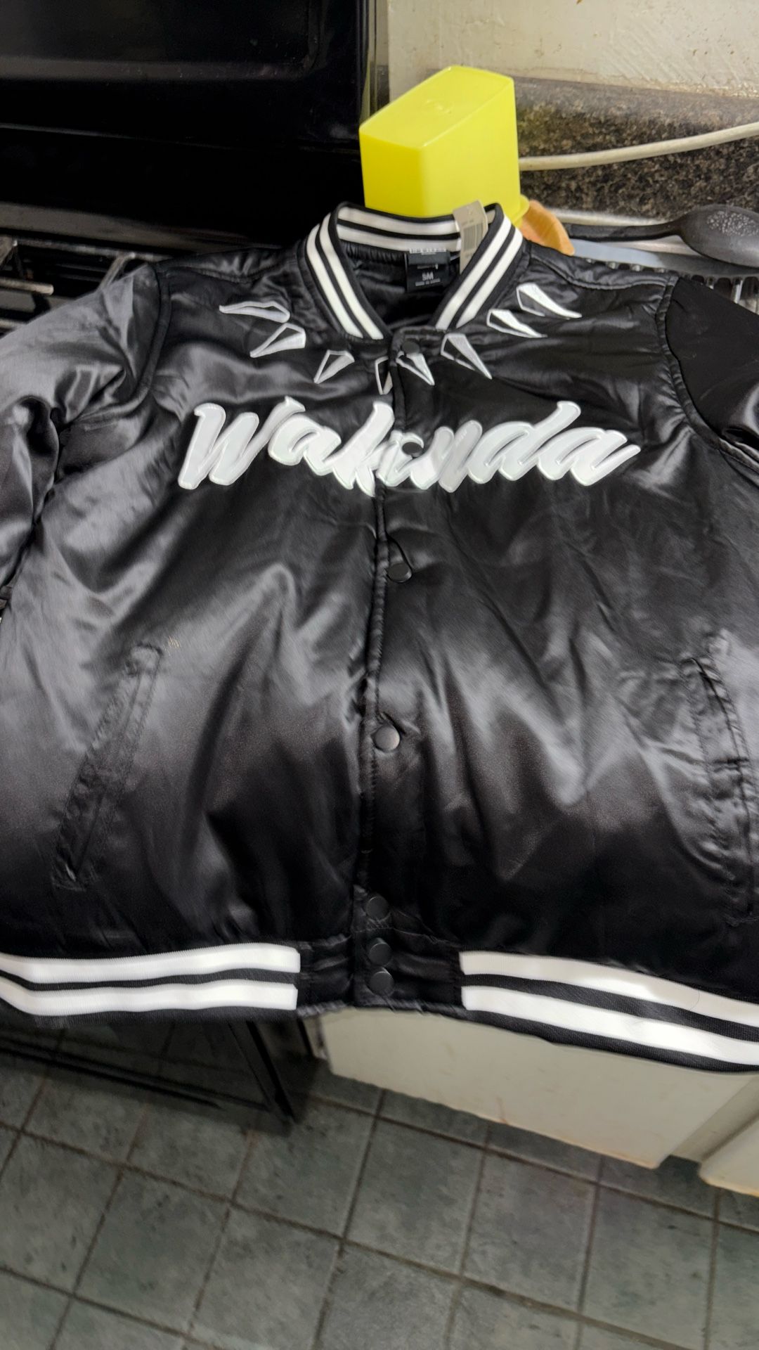 Black panter bomber Jacket