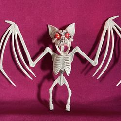 Halloween Skeleton Hanging Bat
