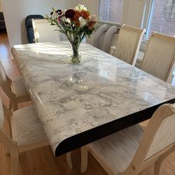  Dining Table + 6 Chairs