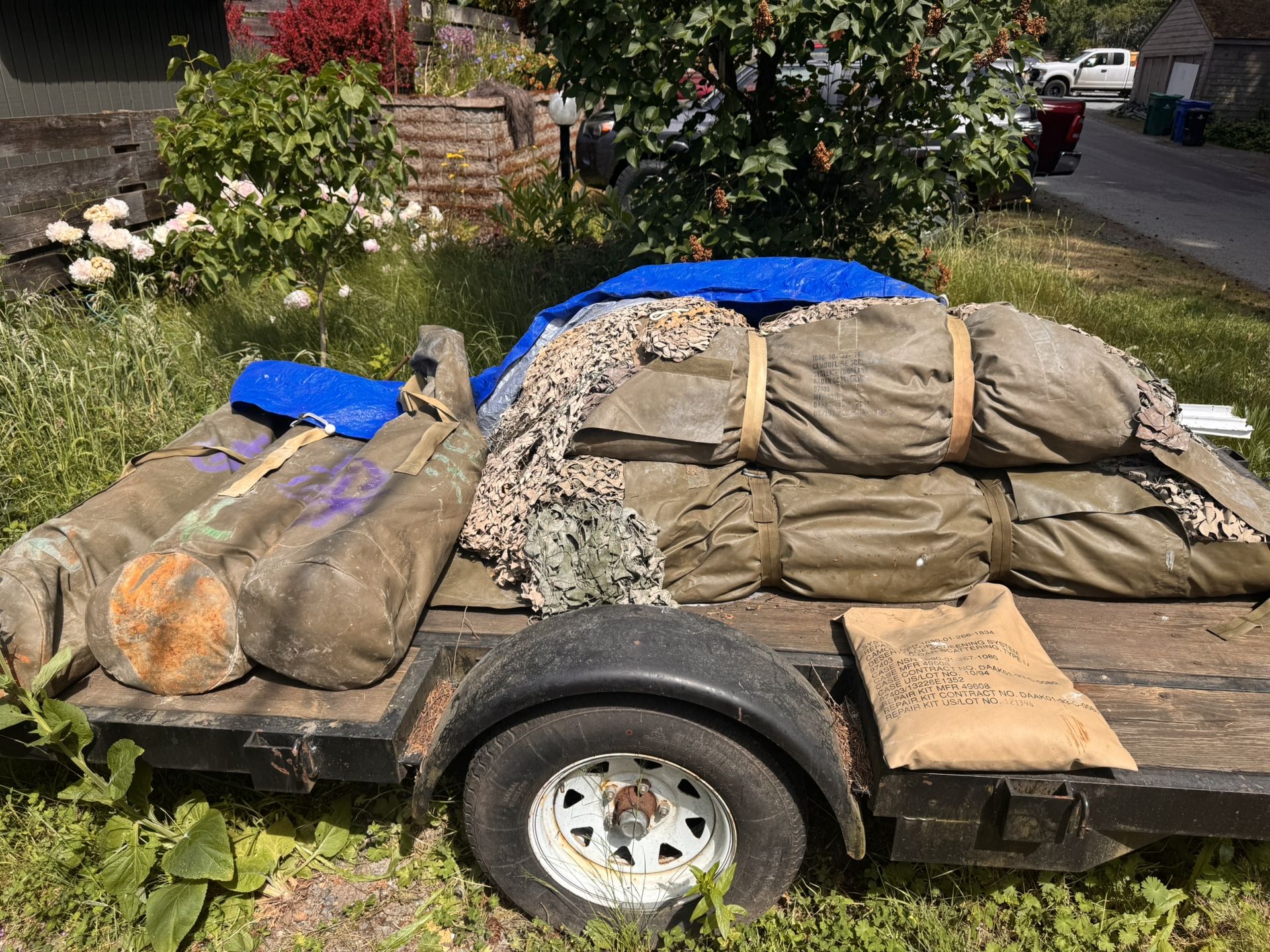 Genuine US Army Radar Scattering Woodland Camoflage System