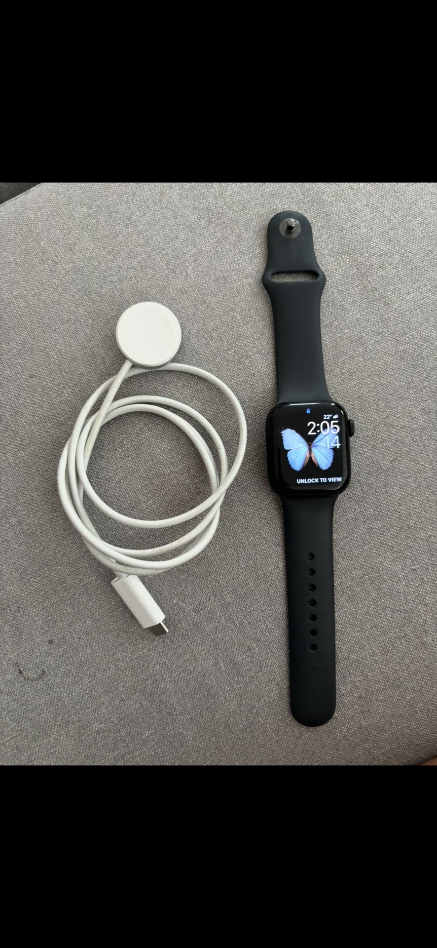 Apple Watch Series7 41mm Black Like New 