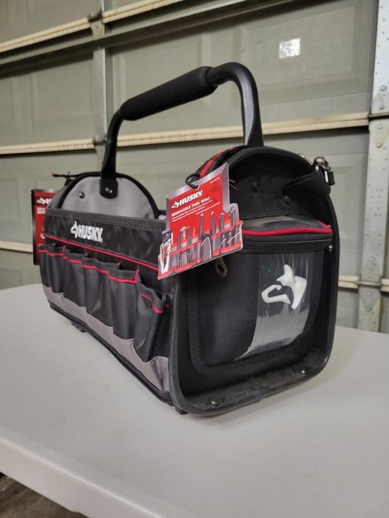 20 Inch Husky Tool Roll New)Husky 20inch Pro Tool Tote