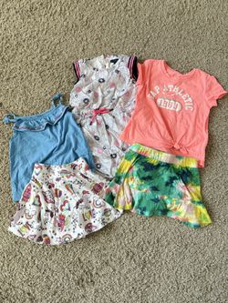 5pcs lil name brand girls clothing