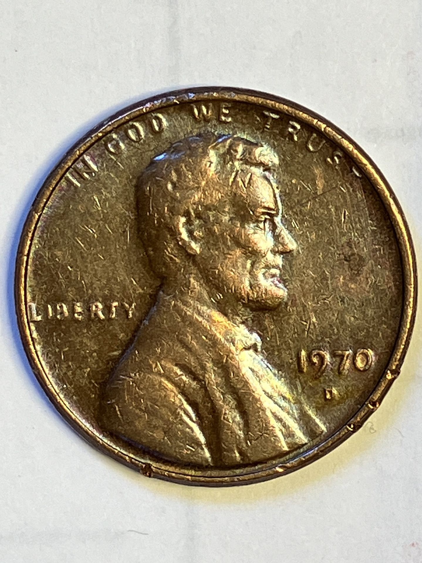 1970D Lincoln Penny