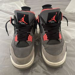 Jordan 4 Infrared Size 9.5Multi-dark Grey, Black