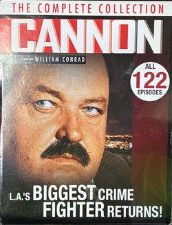 Cannon: The Complete Collection DVD Box Set – All 122 Episodes (5 Seasons)