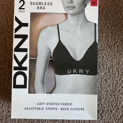 DKNY 2PK Seamless Bra Packet Size Medium 