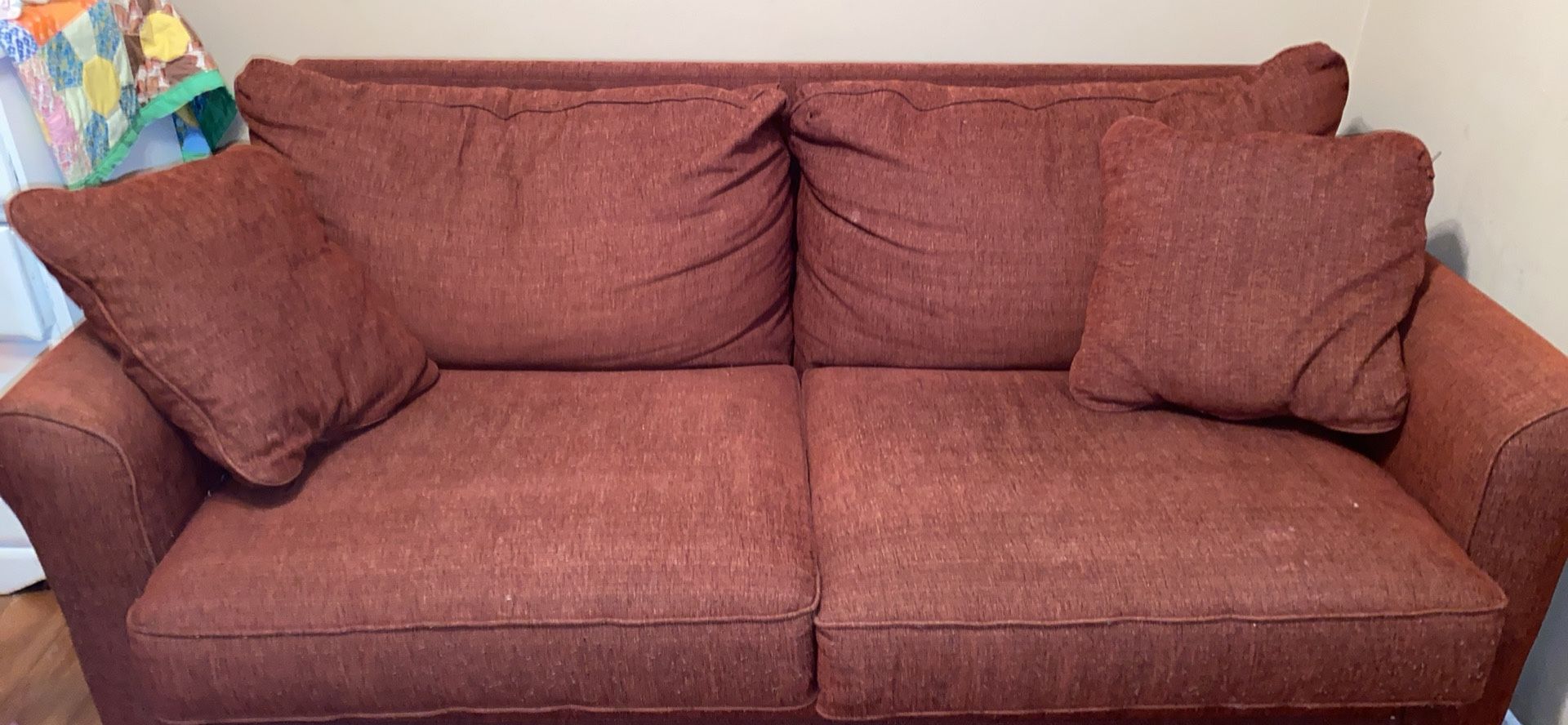 Pullout Couch, Turns Into queen Bed