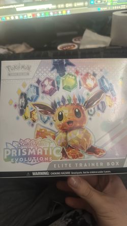 Prismatic evolutions elite trainer box