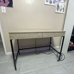 Work Desk with Outlet and USB