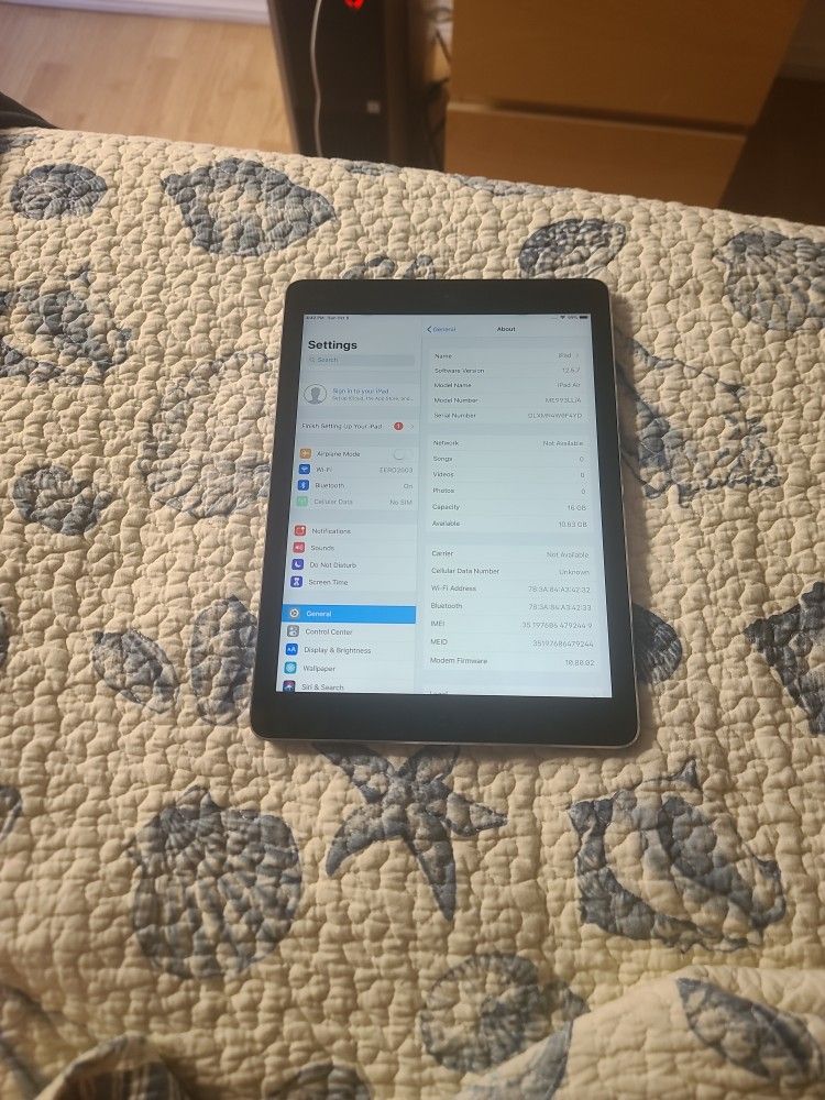 iPad Air ANY NETWORK SIM COMPATABLE
