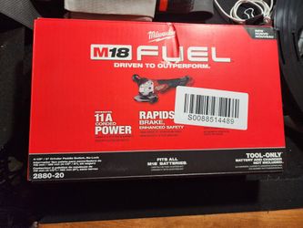 Fuel M18 Grinder 4 1/2 - 5, Brand New, Still In Box ,never Opened.