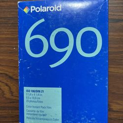 Expired Polaroid 690 Twin Pack, Final Production Run 10/05 Cold Stored Original Sealed
