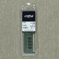16gb DDR4 Desktop RAM Crucial Memory