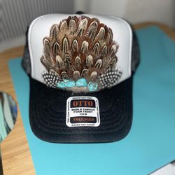 Feathered Trucker Hat 