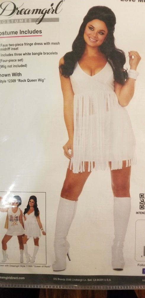 Costume White Dress Small