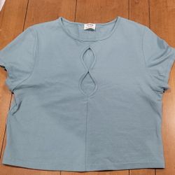 Top By Cotton:On Crop Size XL TEAL