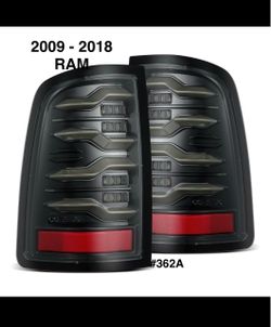 2009 To 2018 Dodge Ram 1500 / 2500 / 3500 Animation Start Up Taillights