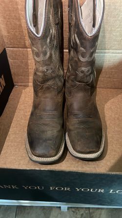 Brown Leather Western Cowboy Boots