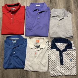Men’s Golf Polos Size M-XL