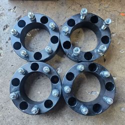 4Pcs 1" 5x5.5" / 5x139.7 mm Wheel Spacers  1/2"x20 108mm For Ford F-150