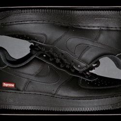 Supreme All Black Forces 