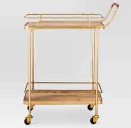 Threshold Bar Cart With Casters