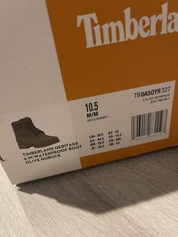 Timberland Heritage 6 In Waterproof Boot OLIVE NUBUCK