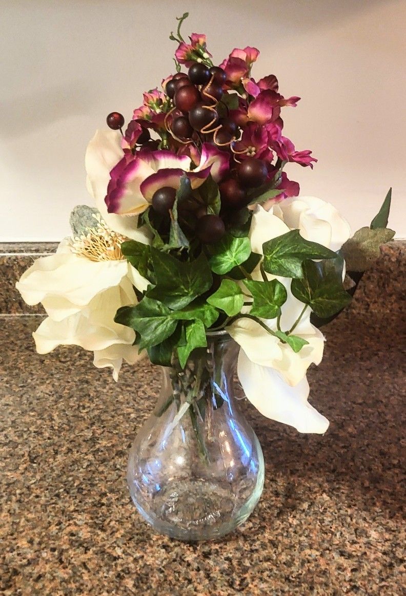 Vase With Flower Arrangements