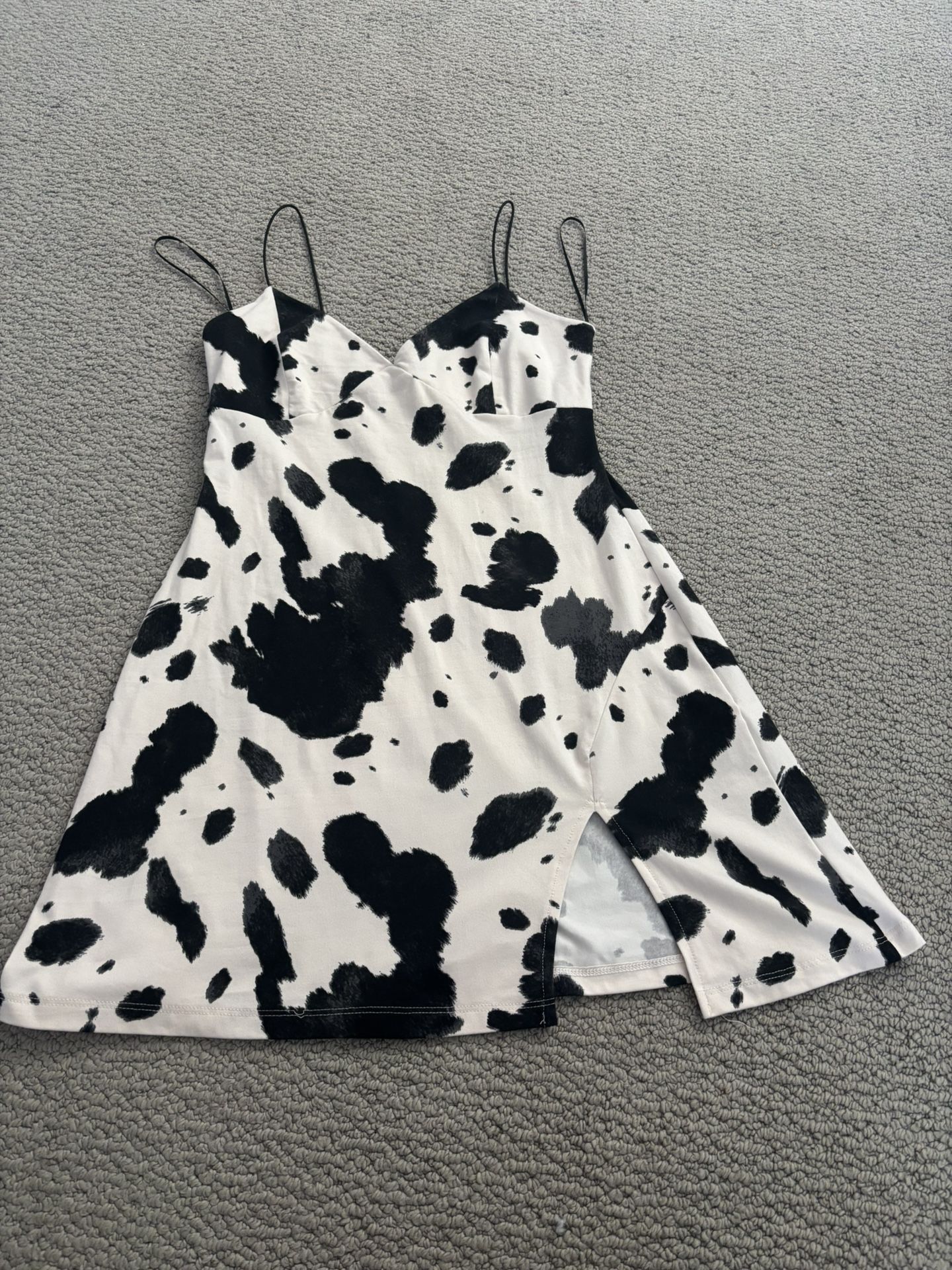 Cow Print Dress
