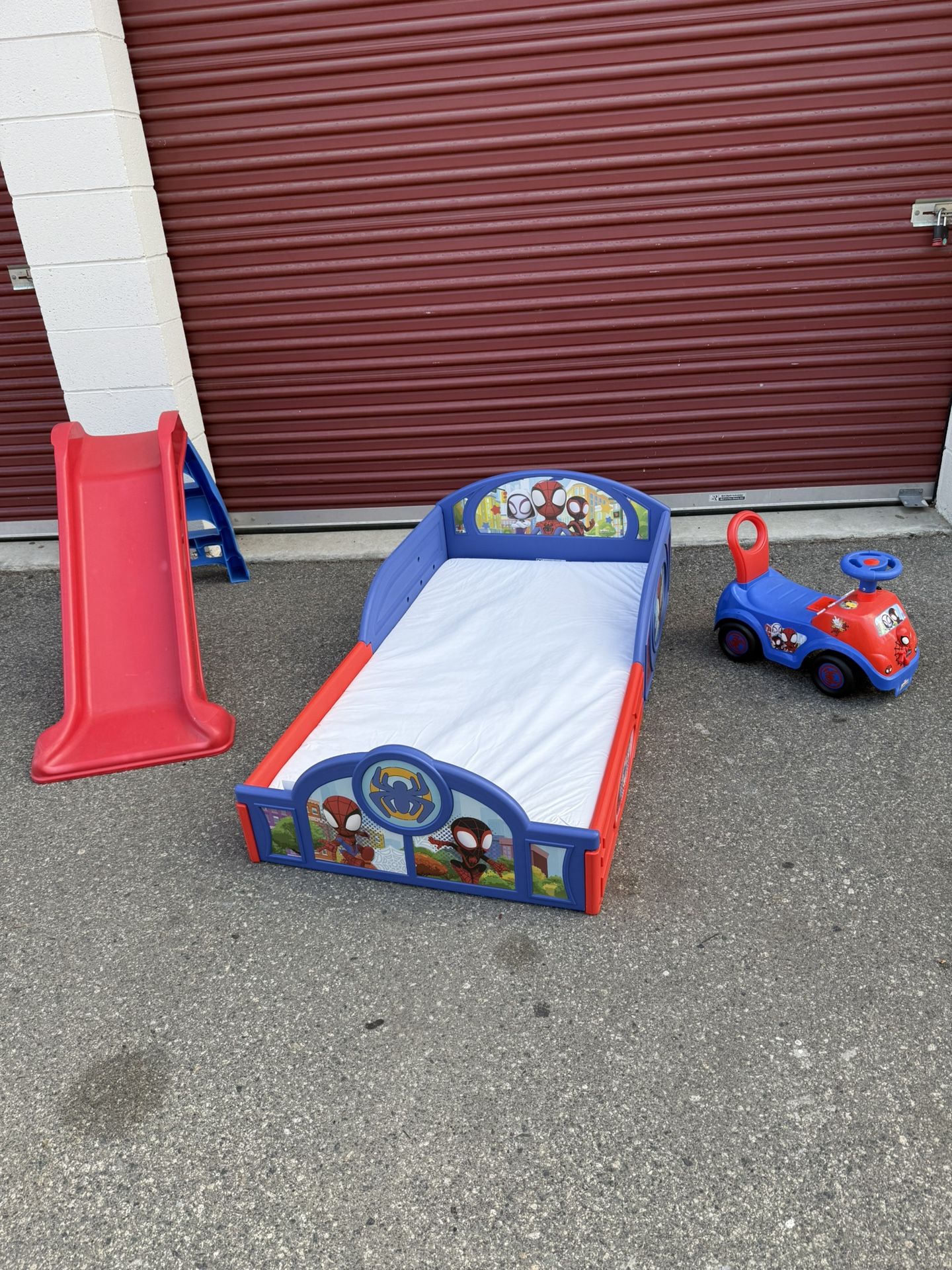Spider Kids Toddler, Slide, Car,