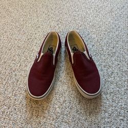 Red Vans (size 6.5)