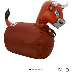 Bull Bounce On Blowup Toy